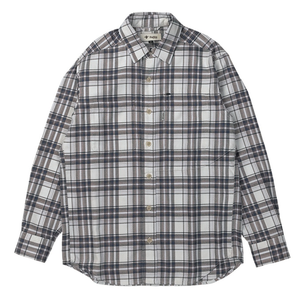 フォックスファイヤー / Foxfire（フォックスファイヤー） | TSラフチェックシャツ / アイボリー TS Rough Check Shirt 5112529 シャツ メンズ [25FW]
