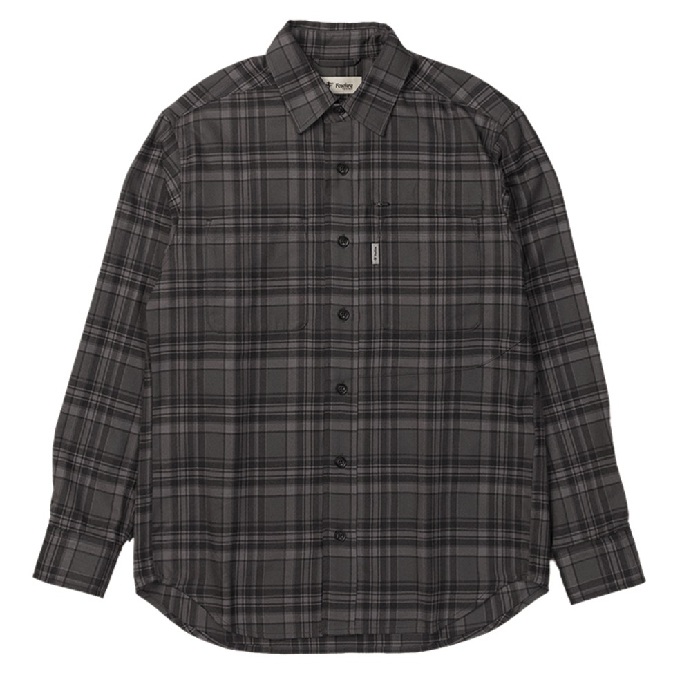 フォックスファイヤー / Foxfire（フォックスファイヤー） | TSラフチェックシャツ / チャコール TS Rough Check Shirt 5112529 シャツ メンズ [25FW]