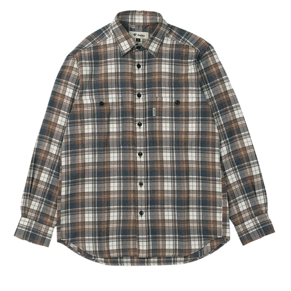 フォックスファイヤー / Foxfire（フォックスファイヤー） | TSメランジチェックシャツ / アイボリー TS Melange Check Shirt 5112530 シャツ メンズ [25FW]