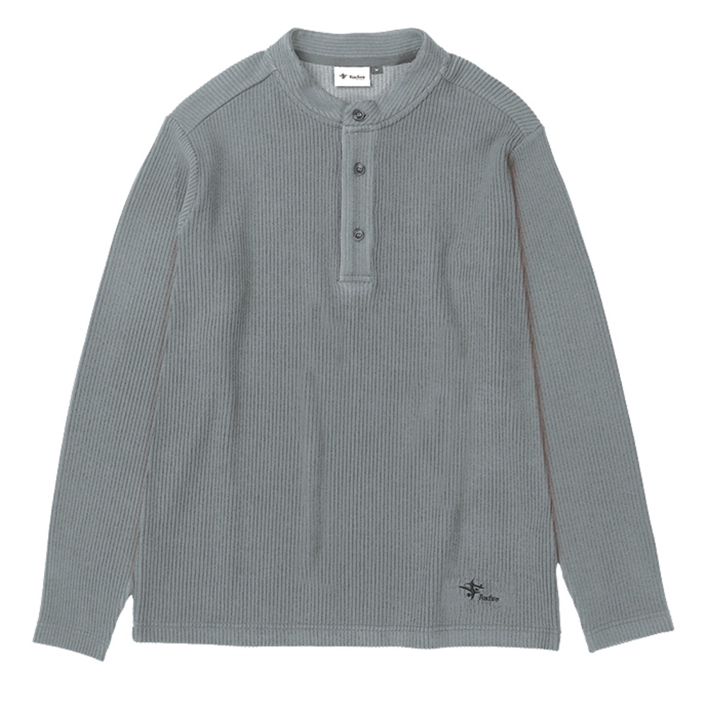 フォックスファイヤー / Foxfire（フォックスファイヤー） | コーデュロイヘンリーネック / ダークグレー Corduroy Henry-neck 5115482 カットソー メンズ [25FW]
