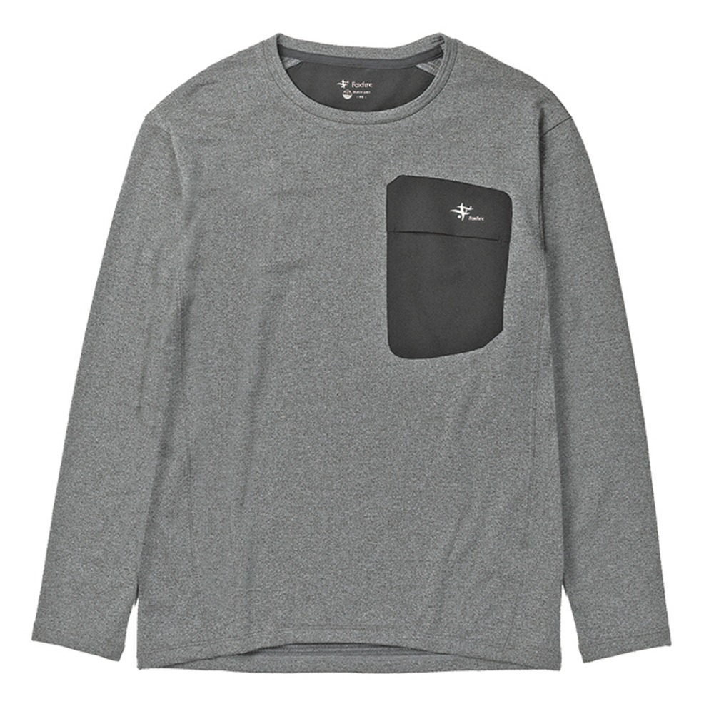 フォックスファイヤー / Foxfire（フォックスファイヤー） | グリッドウールクルー / グレー Grid Wool Crew-neck 5115517 カットソー ユニセックス [25FW]