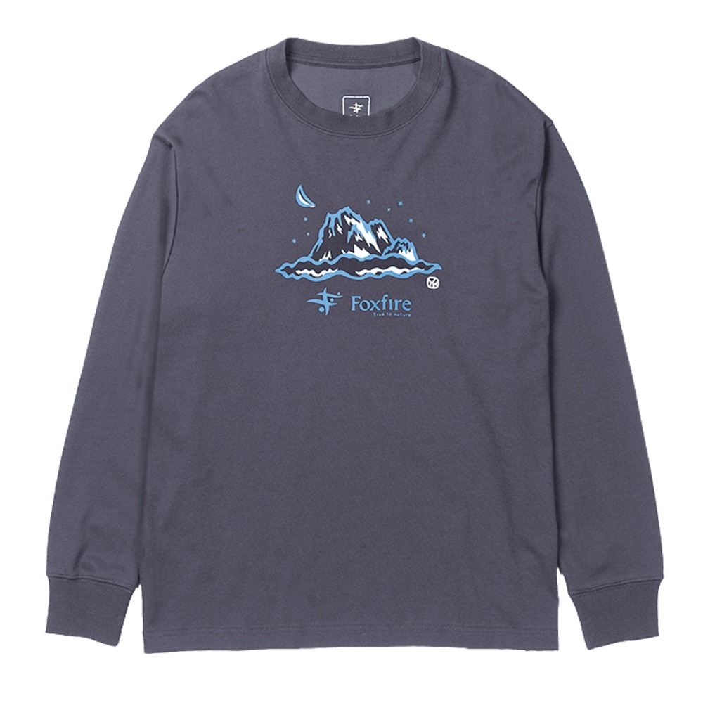TCマウンテンティー / チャコール TC Mountain Tee 5115525 カットソー メンズ [25FW]|フォックスファイヤー / Foxfire
