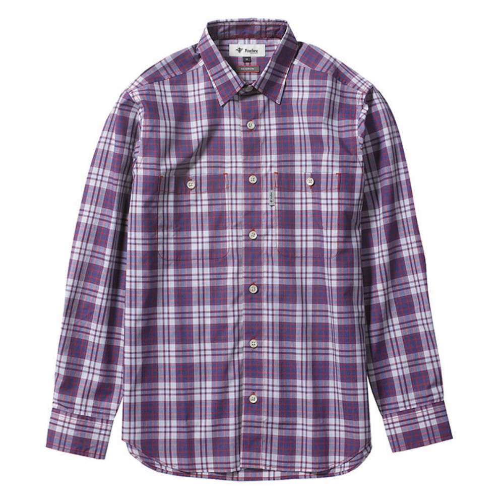 フォックスファイヤー / Foxfire（フォックスファイヤー） | 【クリアランス】 SCミドルチェックシャツ / ネイビー SC Middle Check Shirt 5212187 シャツ メンズ