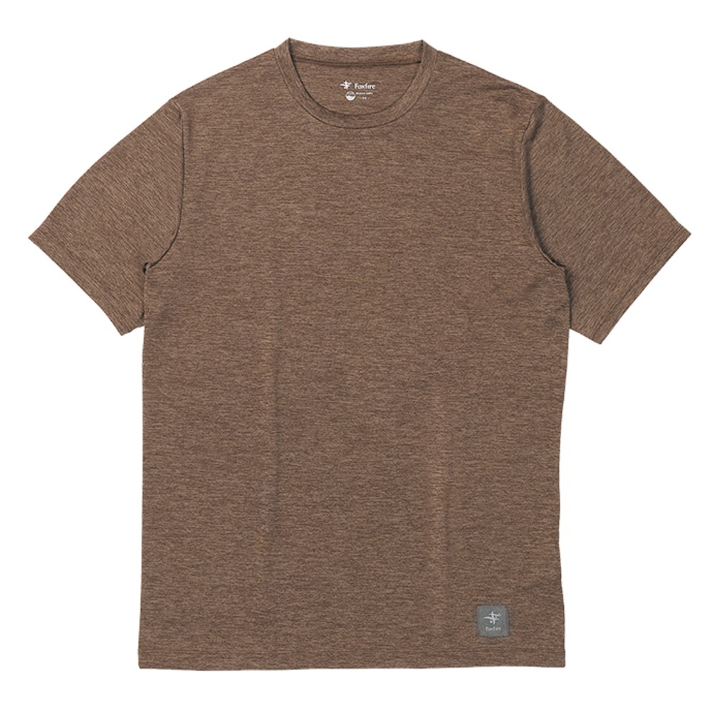 フォックスファイヤー / Foxfire（フォックスファイヤー） | TS EXストレッチクルーS/S / ブラウン TS EX Stretch Crew-neck S/S 5215334 カットソー メンズ [25FW]