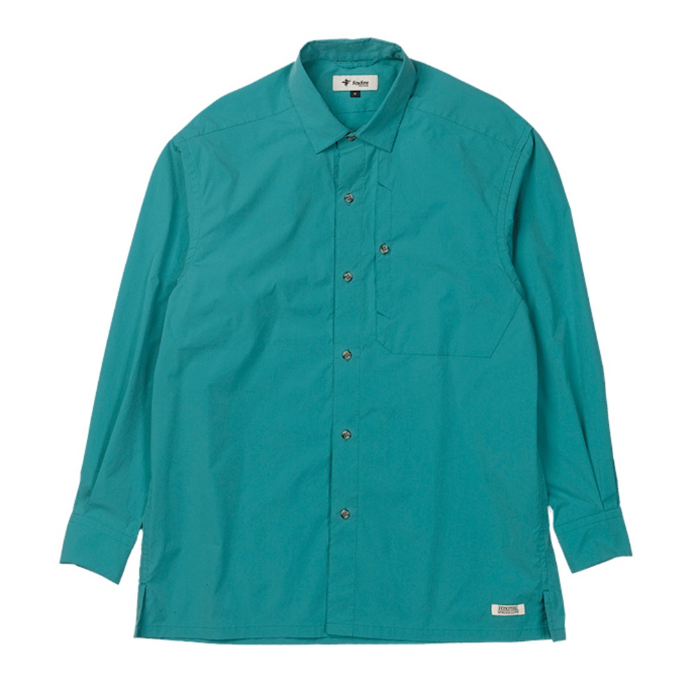 フォックスファイヤー / Foxfire（フォックスファイヤー） | TSアロードライタイプライターシャツ / エメラルド TS Arrow Dry Typewriter Shirt 6112570 シャツ メンズ [25FW]