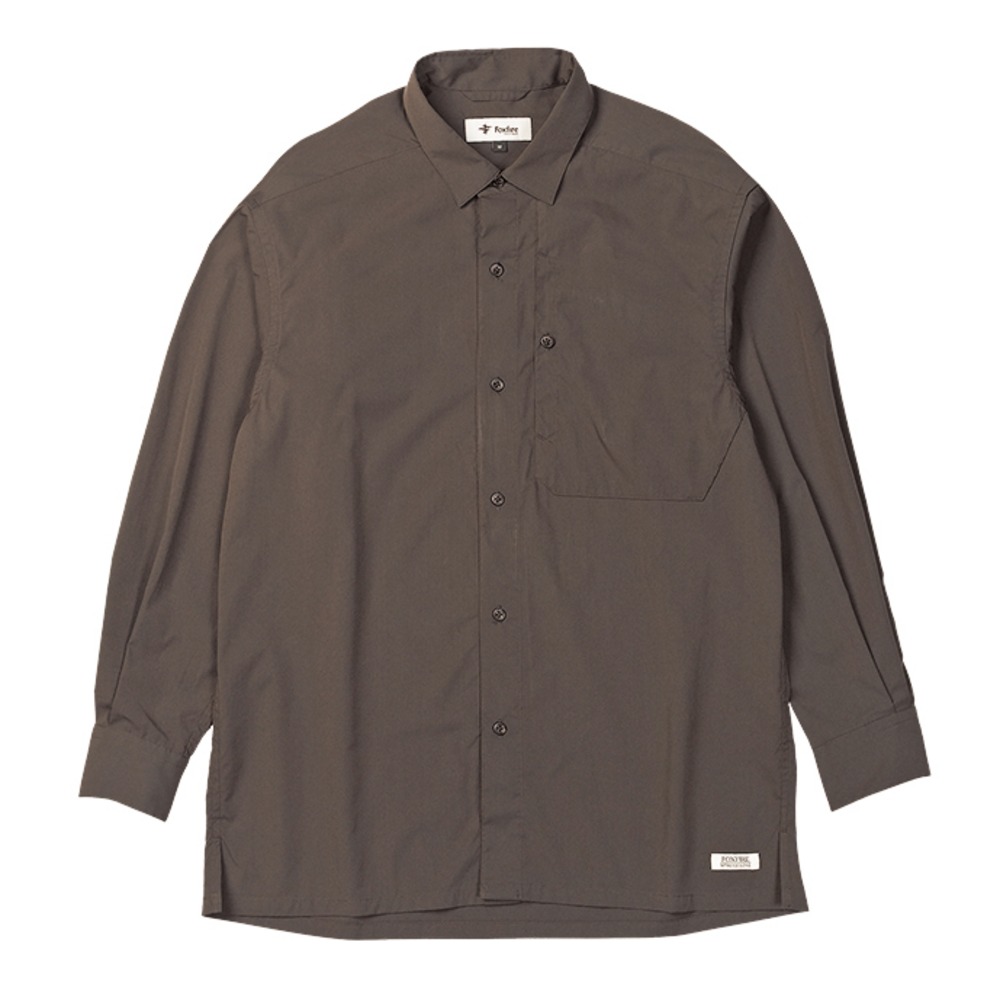 フォックスファイヤー / Foxfire（フォックスファイヤー） | TSアロードライタイプライターシャツ / ダークブラウン TS Arrow Dry Typewriter Shirt 6112570 シャツ メンズ [25FW]