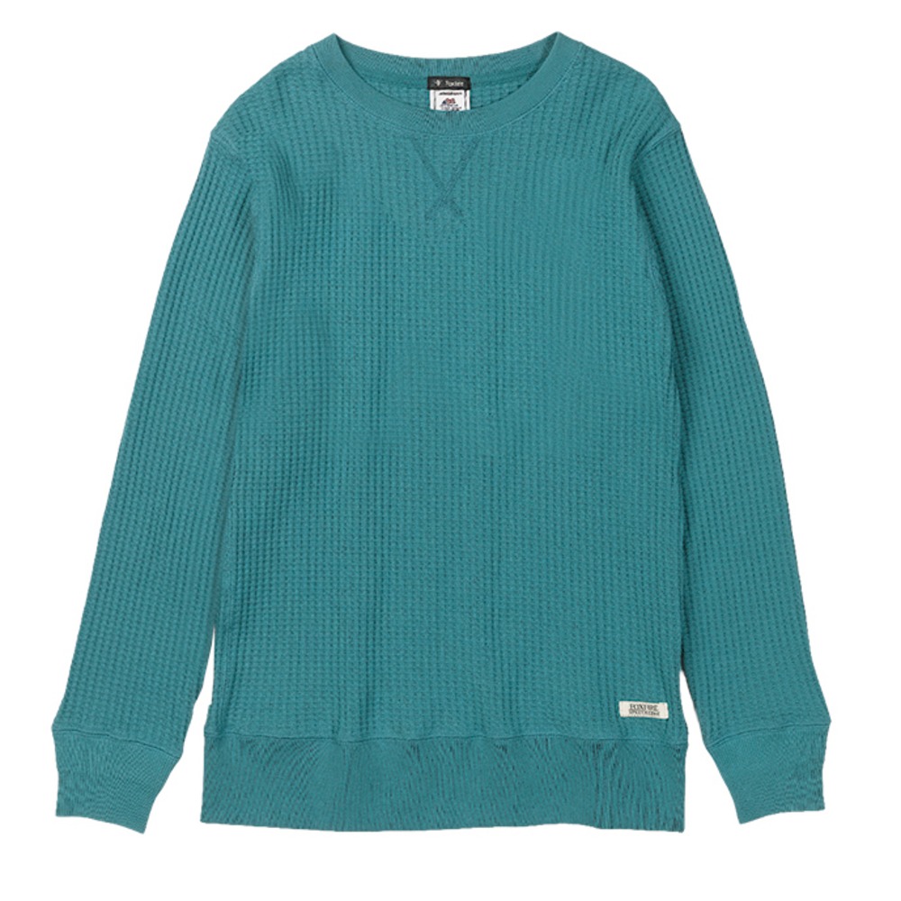 フォックスファイヤー / Foxfire（フォックスファイヤー） | ヘビーワッフルクルー / エメラルド Heavy Waffle Crew-neck 6115297 カットソー メンズ [25FW]