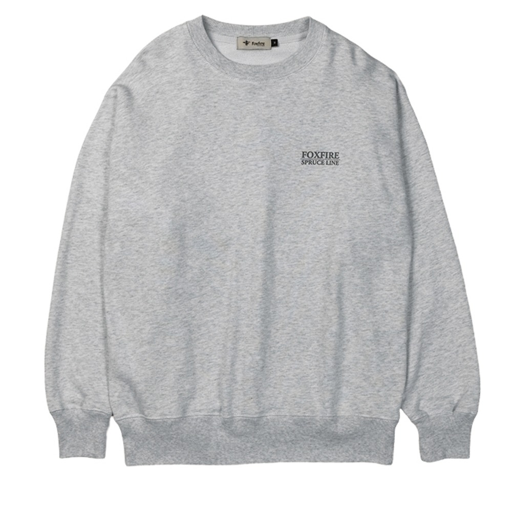 FFヘリテージフォトプリントスエット / グレー FF Heritage Photo Print Sweatshirt 6115558 カットソー メンズ [25FW] 【ポイント10%還元】|フォックスファイヤー / Foxfire