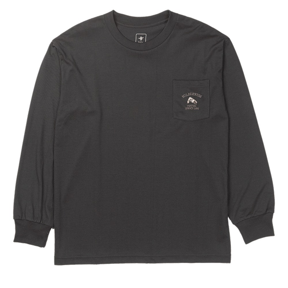 TSアロードライイワナティー / ブラック TS Arrow Dry Iwana Tee 6115566 カットソー メンズ [25FW]|フォックスファイヤー / Foxfire