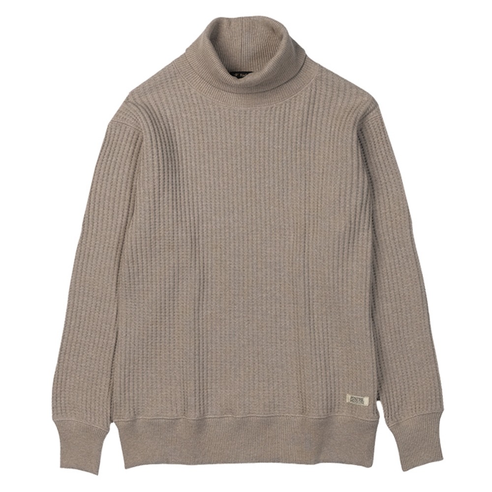 フォックスファイヤー / Foxfire（フォックスファイヤー） | ヘビーワッフルタートル / ベージュ Heavy Waffle Turtleneck 6115575 カットソー メンズ [25FW]