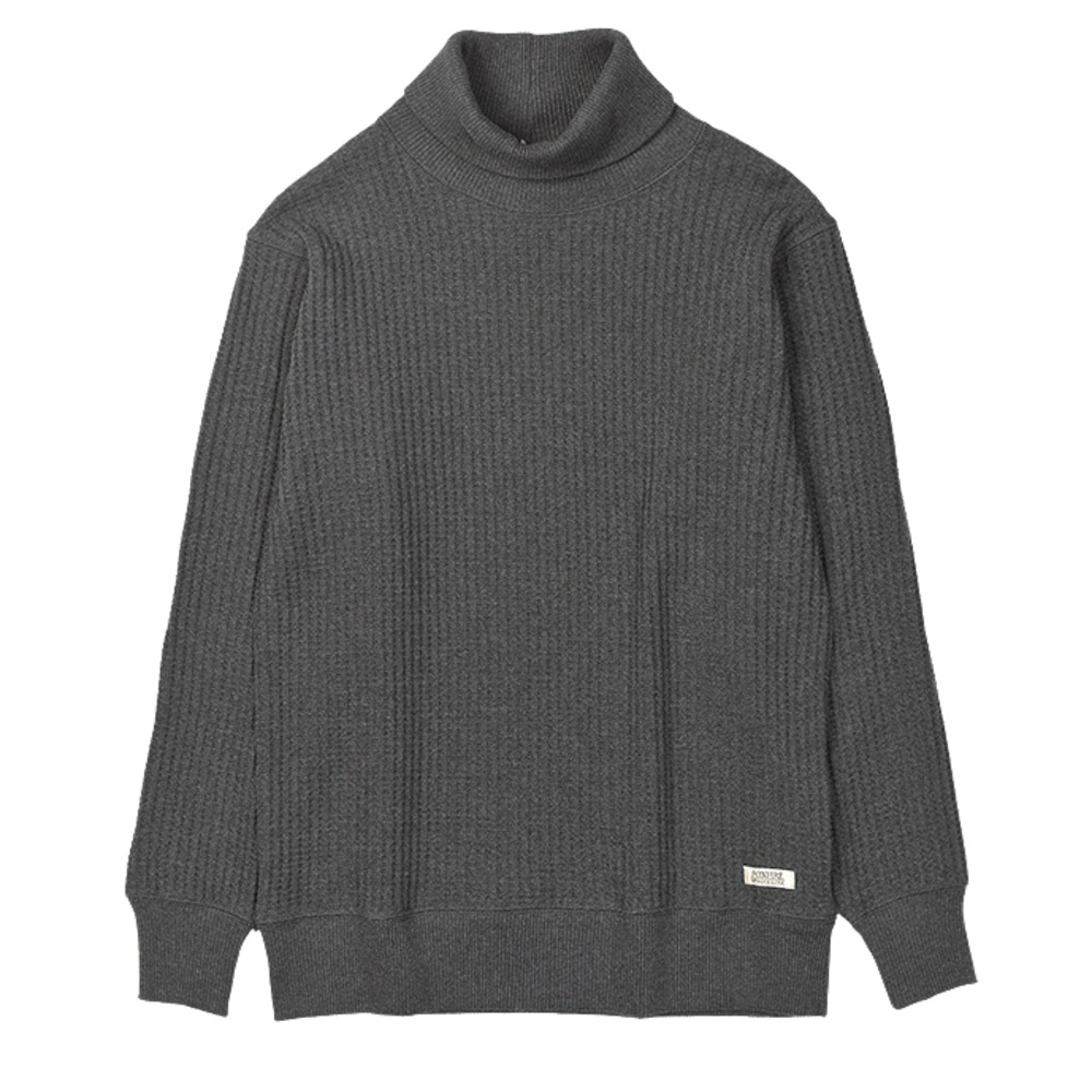 フォックスファイヤー / Foxfire（フォックスファイヤー） | ヘビーワッフルタートル / チャコール Heavy Waffle Turtleneck 6115575 カットソー メンズ [25FW]