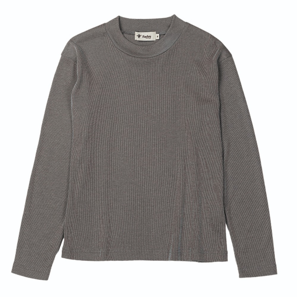 フォックスファイヤー / Foxfire（フォックスファイヤー） | マイクロアゼモックネック / グレー Micro Aze Mock-neck 8115558 カットソー レディース [25FW]