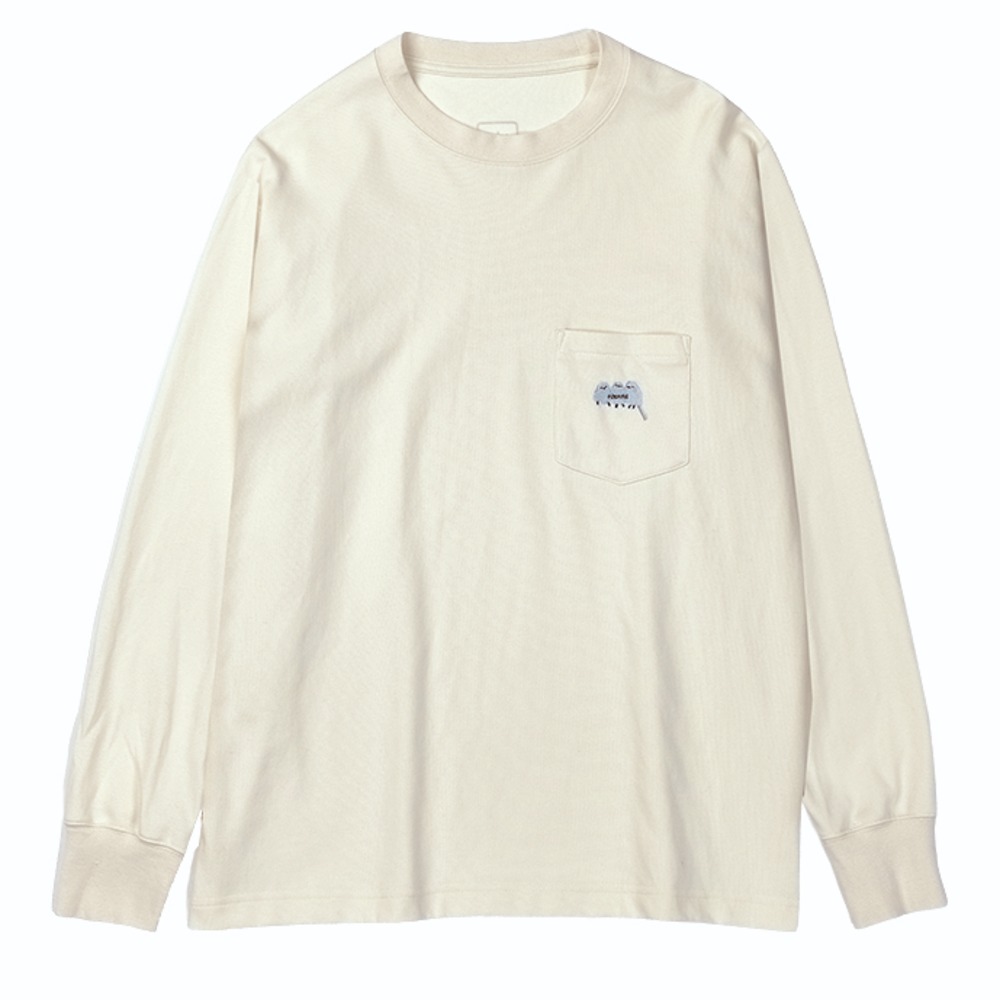 フォックスファイヤー / Foxfire（フォックスファイヤー） | 【クリアランス】 TCシマエナガポケットティー / オフホワイト TC Long-tailed Tit Pocket Tee 8115561 カットソー レディース [25FW]