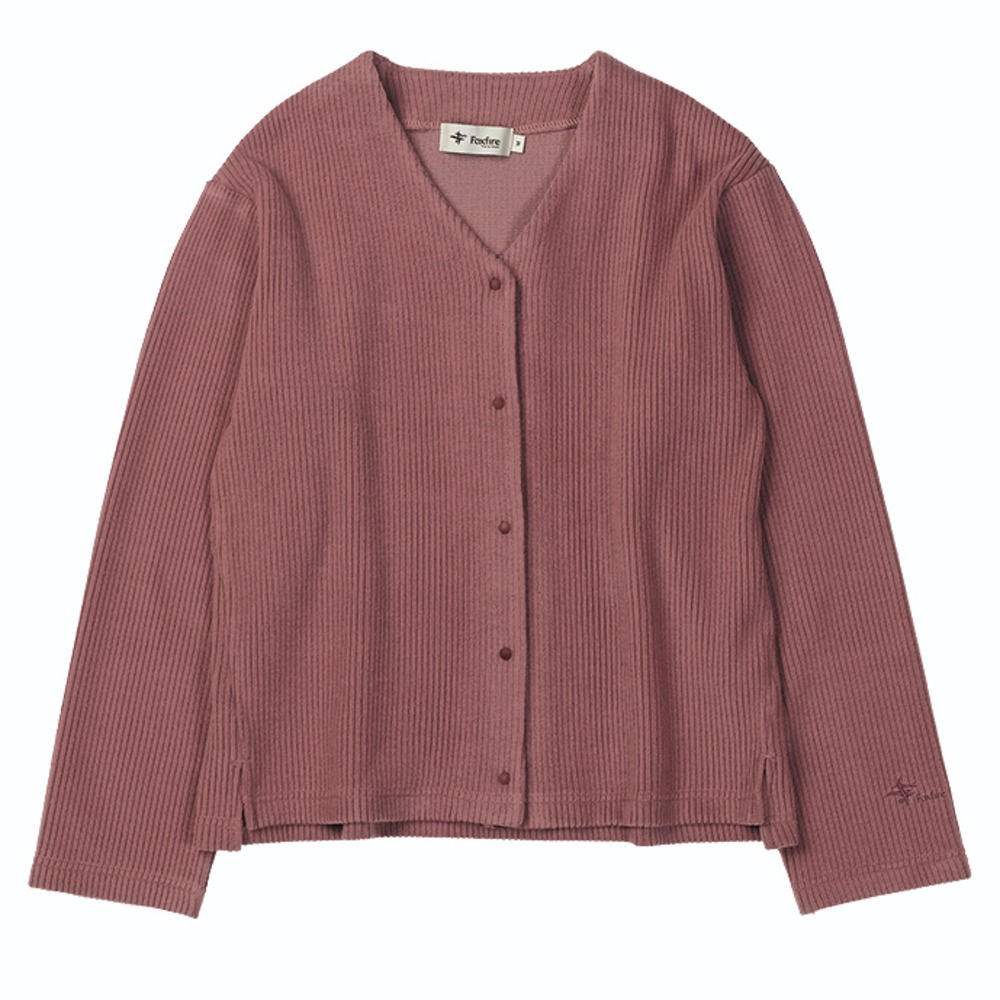 フォックスファイヤー / Foxfire（フォックスファイヤー） | コーデュロイカーディガン / オールドローズ Corduroy Cardigan 8115562 カットソー レディース [25FW]