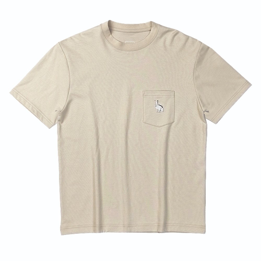 TCウサギポケットティーS/S / サンド TC Rabit Pocket Tee S/S 8115565 カットソー レディース [25FW]|フォックスファイヤー / Foxfire