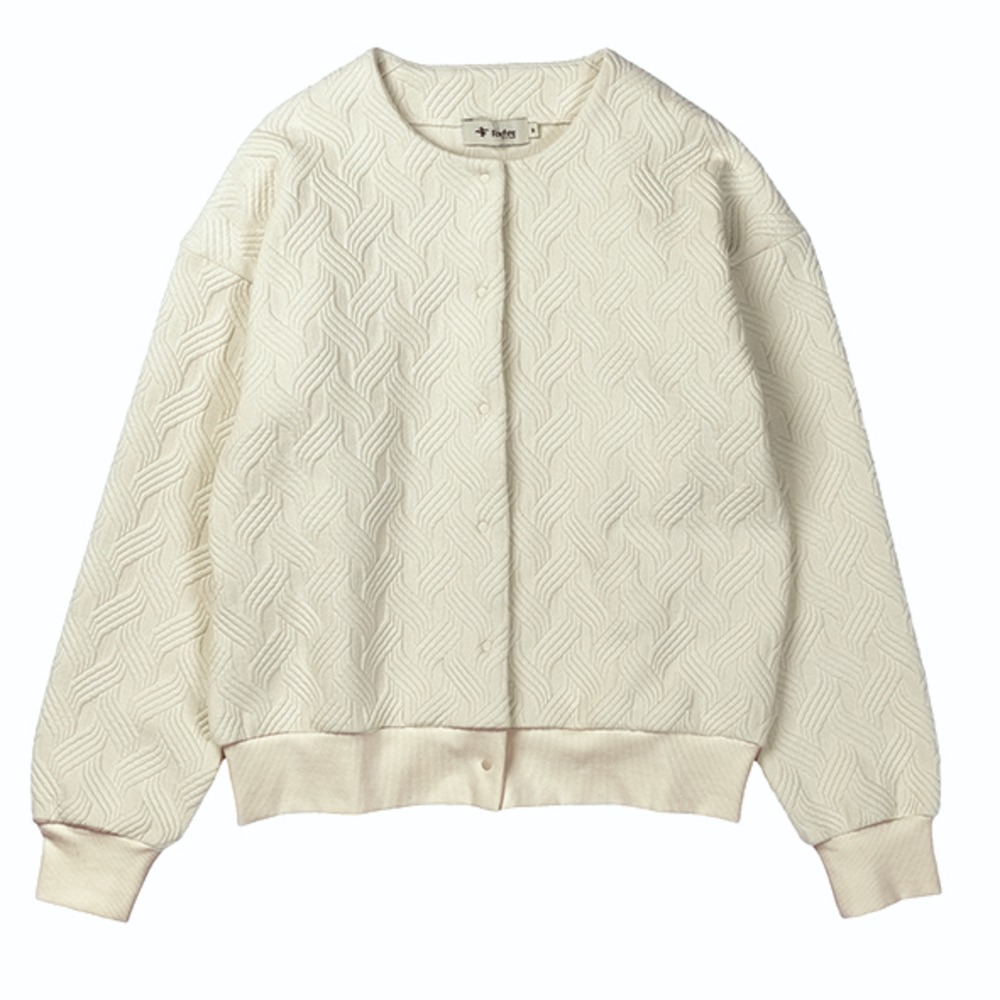 フォックスファイヤー / Foxfire（フォックスファイヤー） | ケーブルキルトカーディ / アイボリー Cable Quilt Cardy 8115567 カットソー レディース [25FW]