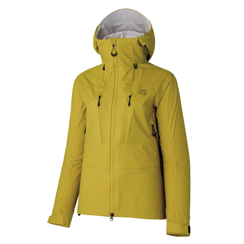 レディース エバーブレスプリモジャケット / オリーブイエロー FAW0241 [25FW] 【ファイントラックステッカープレゼント】|ファイントラック / finetrack