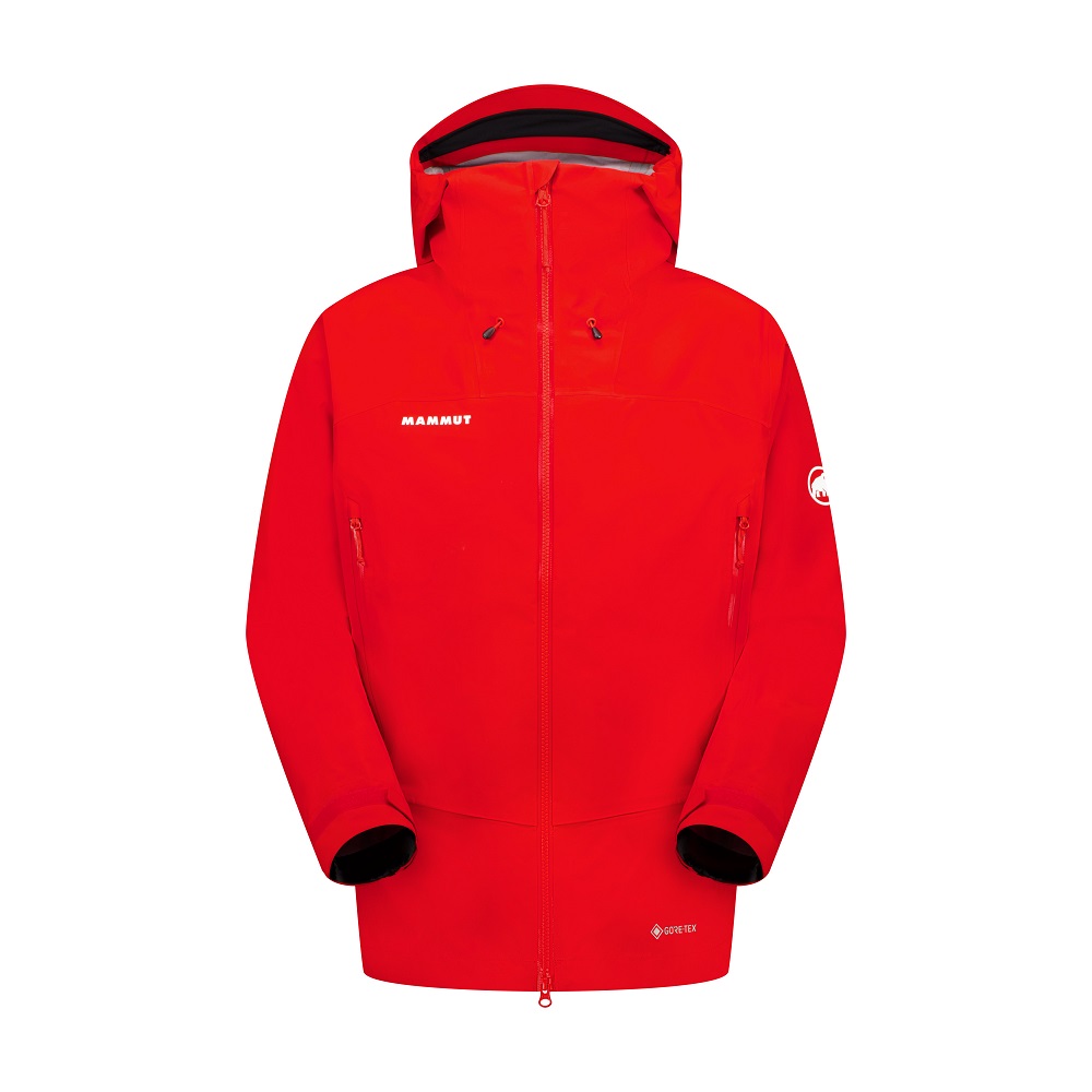 【クリアランス】 アルパイン ガイド ハードシェル フーデッド ジャケット AFメン / m-red Alpine Guide HS HJk AF M 1010-31330 ［25SS］|マムート / MAMMUT