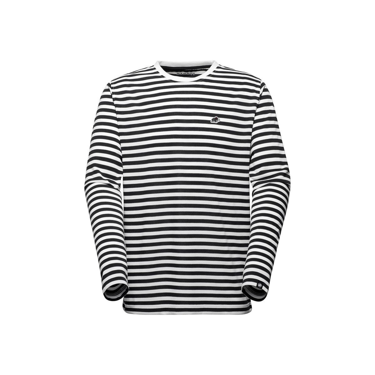 マムート / MAMMUT（マムート） | マムートストライプロングスリーブ AF / black-white Mammut Stripe Longsleeve AF 1016-01820 [25FW]
