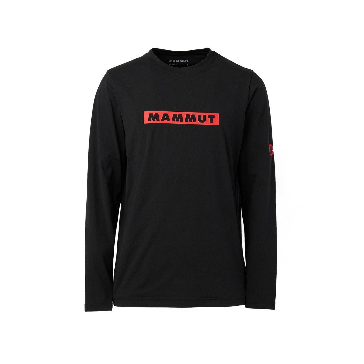 QDロゴプリントロングスリーブTシャツAFメンクラシック / bk QD Logo Print Longsleeve T-Shirts AF M Classic 1016-02250 [25FW]|マムート / MAMMUT