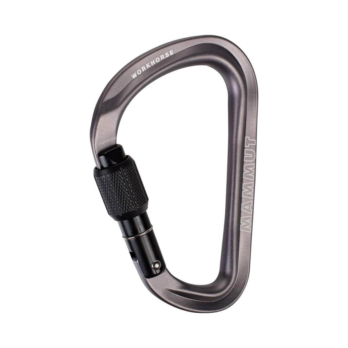 マムート / MAMMUT（マムート） | ワークホースHMS2.0スクリューゲートカラビナ / Screw Gate, grey Workhorse HMS Screwgate Carabiner 2040-02560 [25FW]