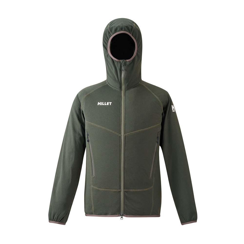 ドライグリッドフーディ / DEEP JUNGLE DRY GRID HOODIE M MIV02040 トップス メンズ [25FW]|ミレー / MILLET