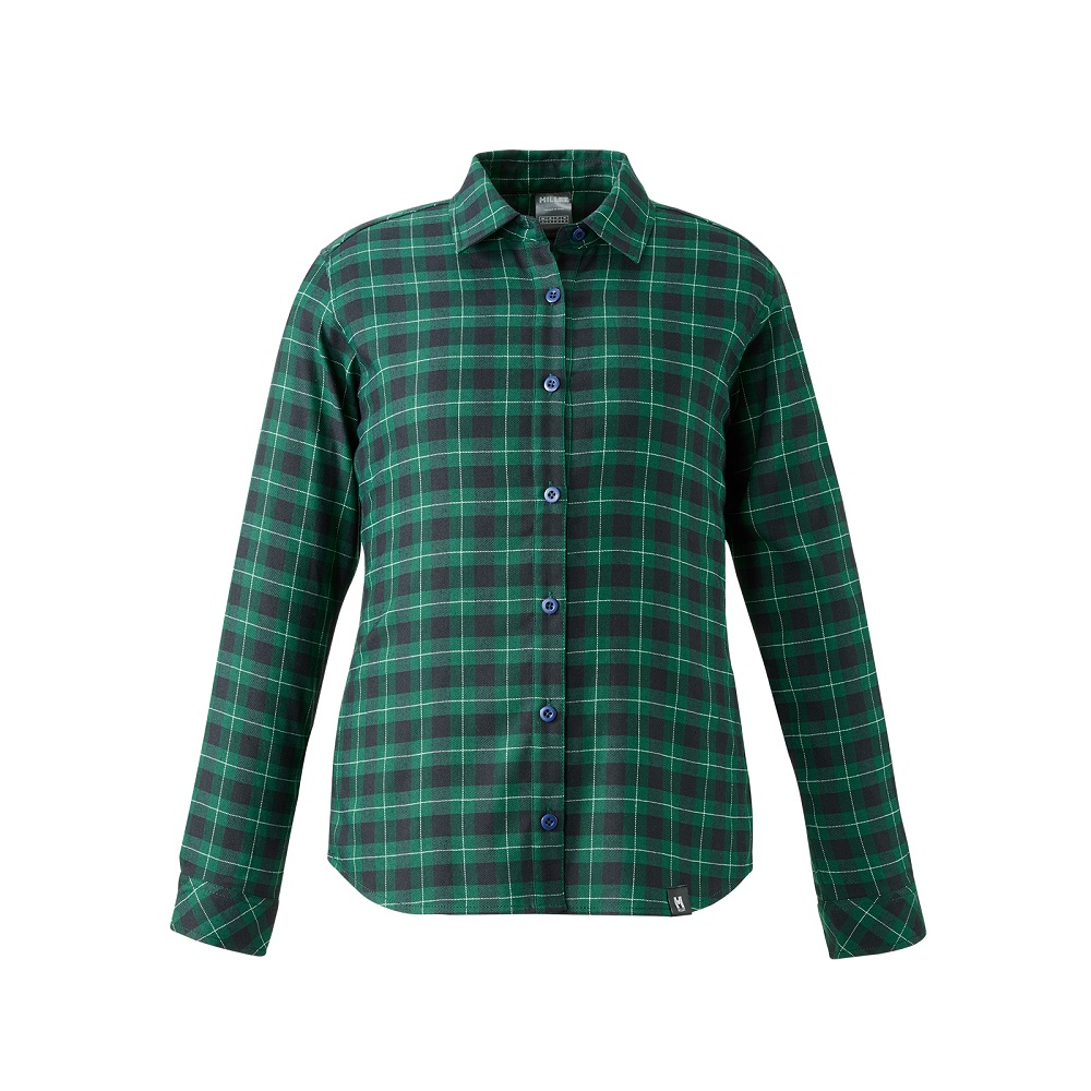 パラディスロングスリーブシャツ / JASPER GREEN PARADIS SHIRT LS W MIV02145 シャツ レディース [25FW]|ミレー / MILLET
