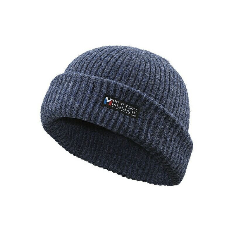 シャモニーウールビーニー / DARK DENIM CHAMONIX WOOL BEANIE MIV10303 帽子 ユニセックス [25FW]|ミレー / MILLET