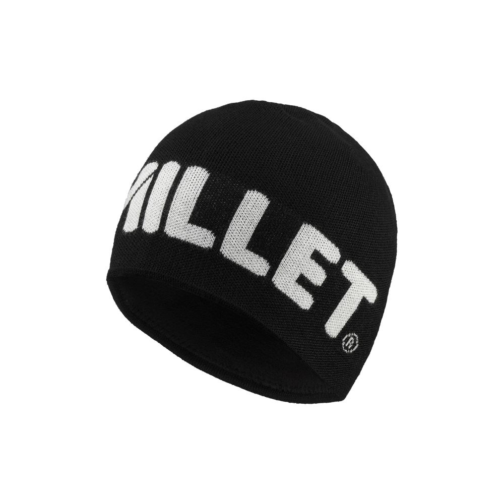 シャモニータイポビーニー / BLACK/FOGGY DEW CHAMONIX TYPO BEANIE MIV10629 帽子 ユニセックス [25FW]|ミレー / MILLET