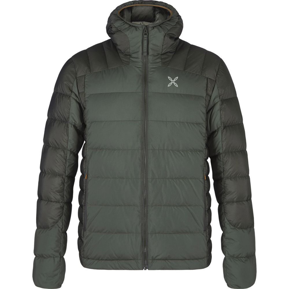 MONTURA  モントゥーラ モンチュラ | レノン フーデッド デュベ / VERDE SALVIA/BRONZE BROWN RENON HOODED DUVET MJAD74X ダウンジャケット メンズ ［25FW］