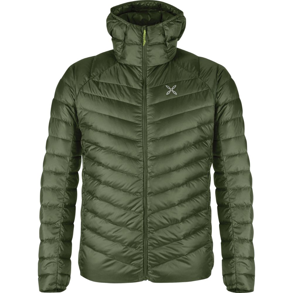 モントゥーラ / MONTURA（モントゥーラ） | ブリーズフーデッドデュベジャケット / VERDE SALVIA/SUNNY LIME BREEZE HOODED DUVET JACKET MJAD80X ダウンジャケット レディース ［25FW］