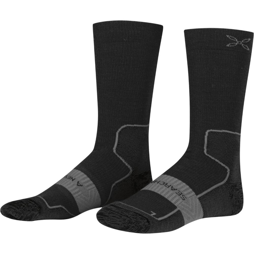 モントゥーラ / MONTURA（モントゥーラ） | メリノ ウール ウォーム ミッド ソックス / BLACK MERINO WOOL WARM MID SOCKS MKMY02X ソックス ユニセックス ［25FW］