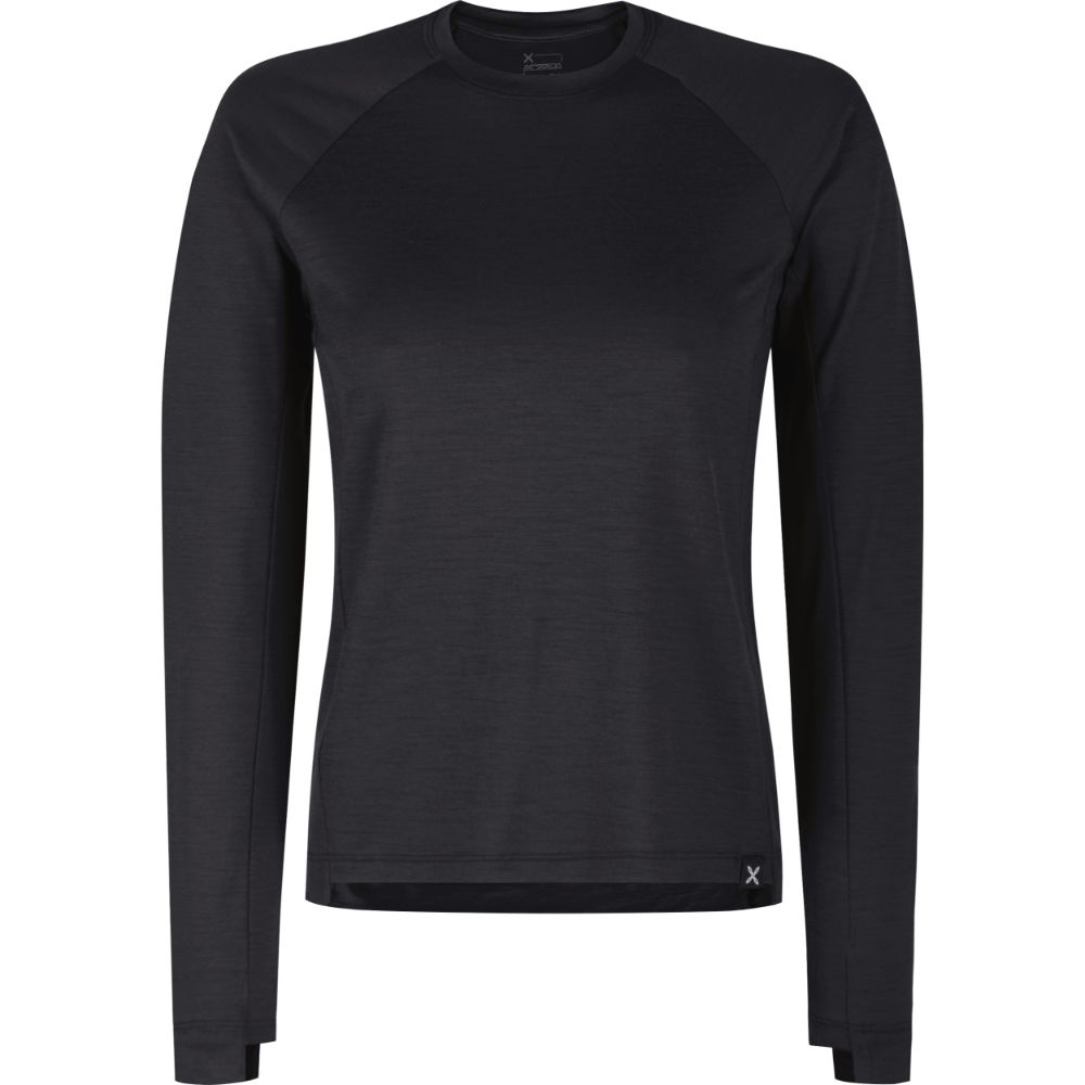 モントゥーラ / MONTURA（モントゥーラ） | メリノ エッセンシャル マグリア ウーマン / BLACK MERINO ESSENTIAL MAGLIA WOMAN MMGC10W シャツ レディース ［25FW］