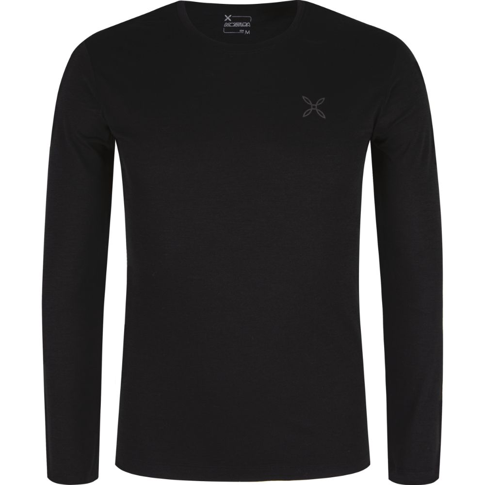 メリノ マウンテン マグリア / BLACK MERINO MOUNTAIN MAGLIA MMGC12X シャツ メンズ ［25FW］|モントゥーラ / MONTURA