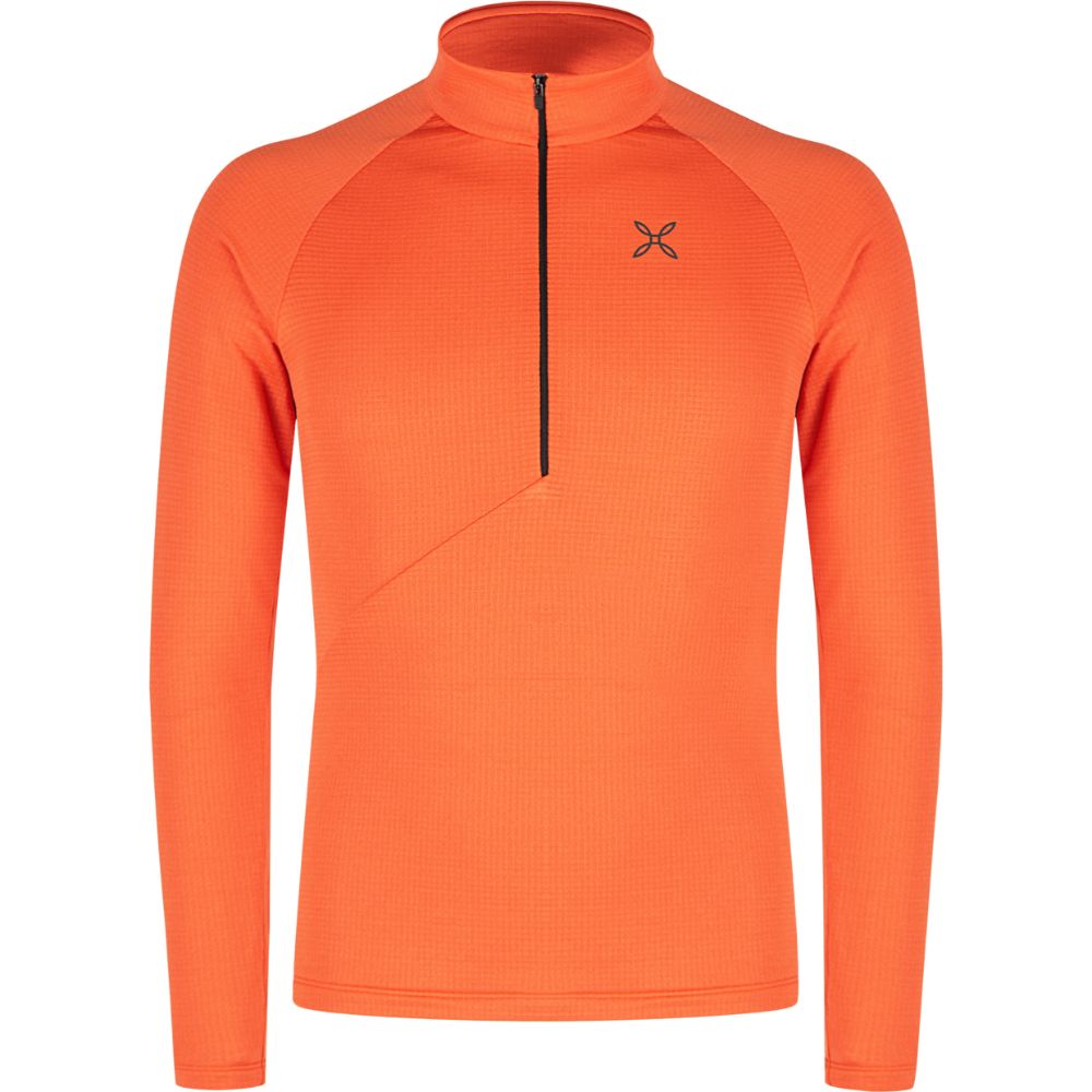 ピーク パワー グリッド ポーラテック アノラック / ORANGE PEAK POWER G. POLARTEC ANORAK MMZP50X シャツ メンズ ［25FW］|モントゥーラ / MONTURA