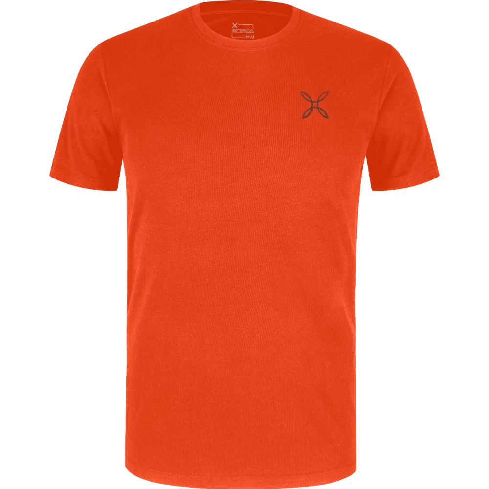 ペンシルロゴTシャツ / ORANGE Pencil Logo T-Shirt MTGC49X [25SS]|モントゥーラ / MONTURA