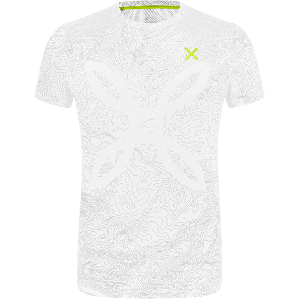 【クリアランス】 トポグラフィックサブライムTシャツ / LEAD Topographic Sublime T-shirt MTGR93X [25SS] 【30%OFF】|モントゥーラ / MONTURA