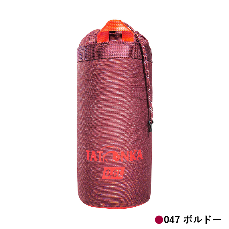 TATONKA タトンカ たとんか | サーモボトルカバー 0.6L 保温・保冷 / ボルドー THERMO BOTTLE COVER 0.6L 3126 ボトルカバー