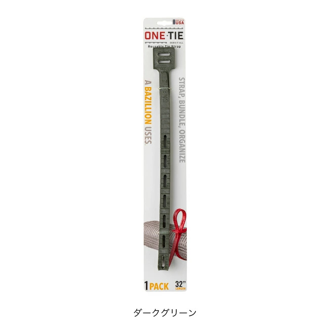 ワンタイ32インチ / 62017 ダークグリーン|ワンタイ / ONE-TIE