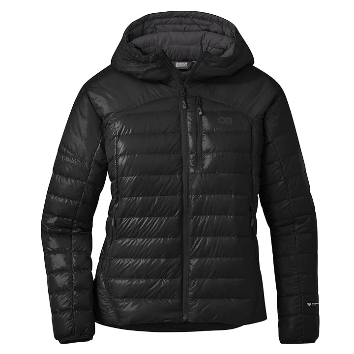 アウトドアリサーチ / OUTDOOR RESEARCH（アウトドアリサーチ） | ヘリウムダウンフーディ（ウィメンズ） / 19842930101 ソリッドブラック