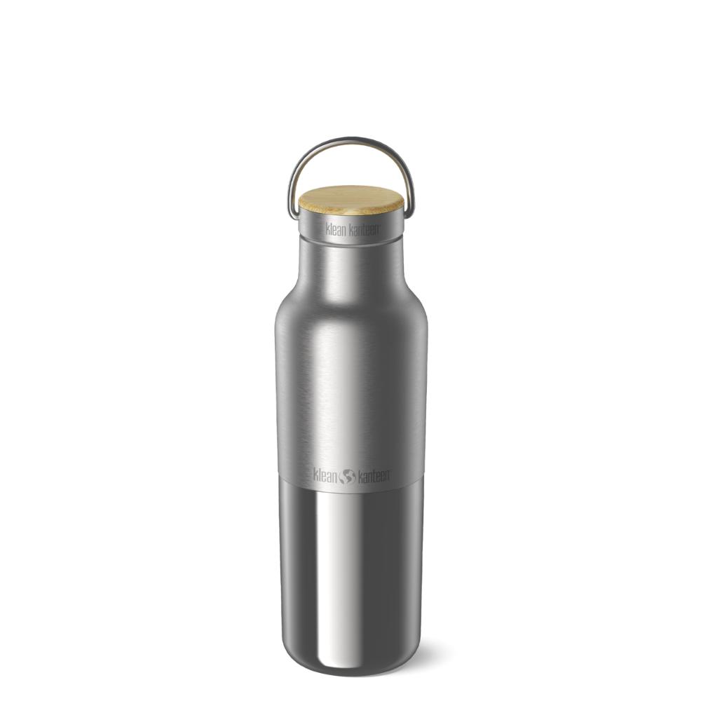 クリーンカンティーン / klean kanteen（クリーンカンティーン） | ライズ クラシック バンブー16oz （473ml） / Insulated Reflect 16oz (w/ Bamboo) 19322171488016 ブラッシュドステンレス