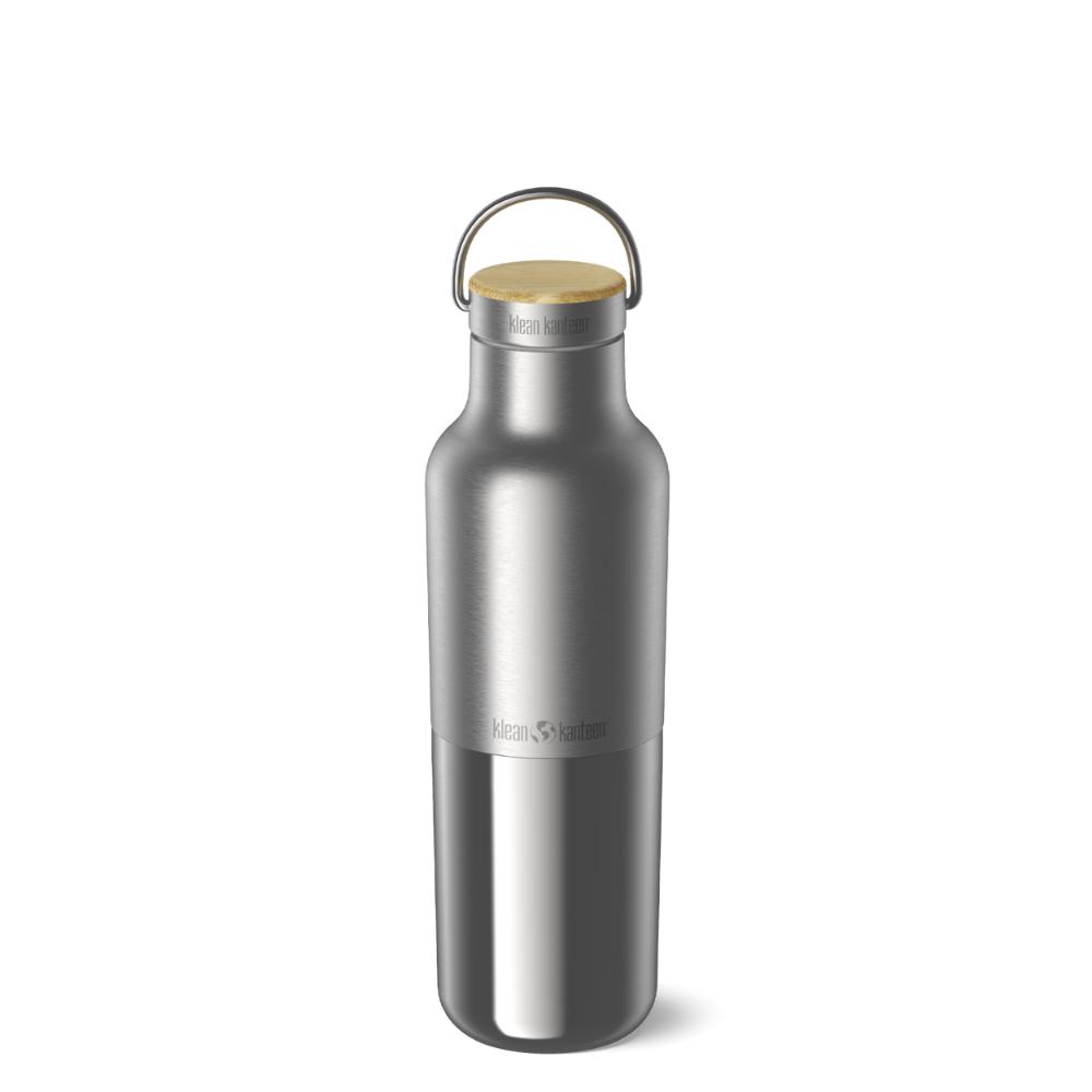 ライズ クラシック バンブー20oz（592ml） / Insulated Reflect 20oz (w/ Bamboo) 19322172496020 ブラッシュドステンレス|クリーンカンティーン / klean kanteen