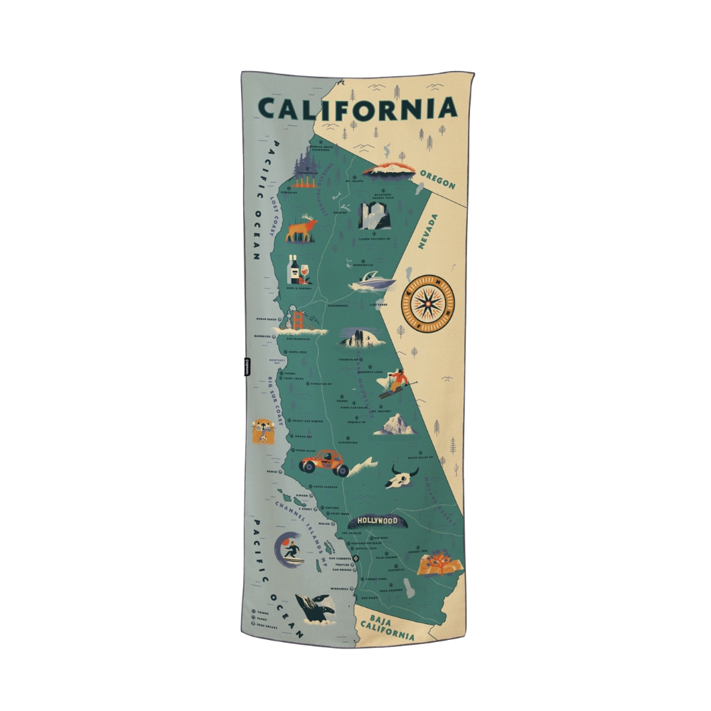 Original Towel / 1700010186241 California Map2 ［25FW］|ノマディックス / NOMADIX