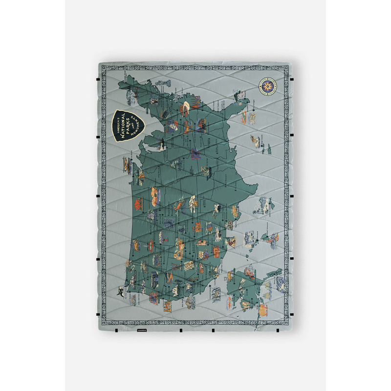 ノマディックス / NOMADIX（ノマディックス） | Puffer Blanket / 1700190211252 Game Fish Map ［25FW］