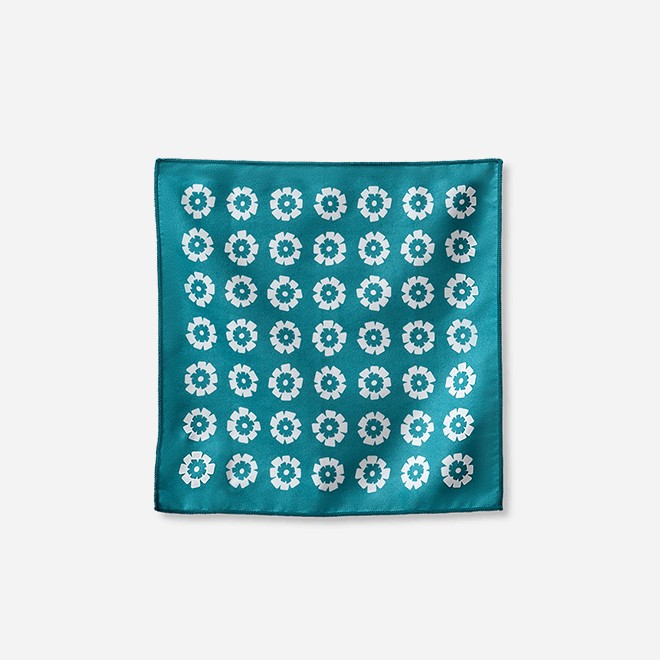 Tiny Towel / 1700200221252 Fresh Flowers / Teal Ocean ［25FW］|ノマディックス / NOMADIX