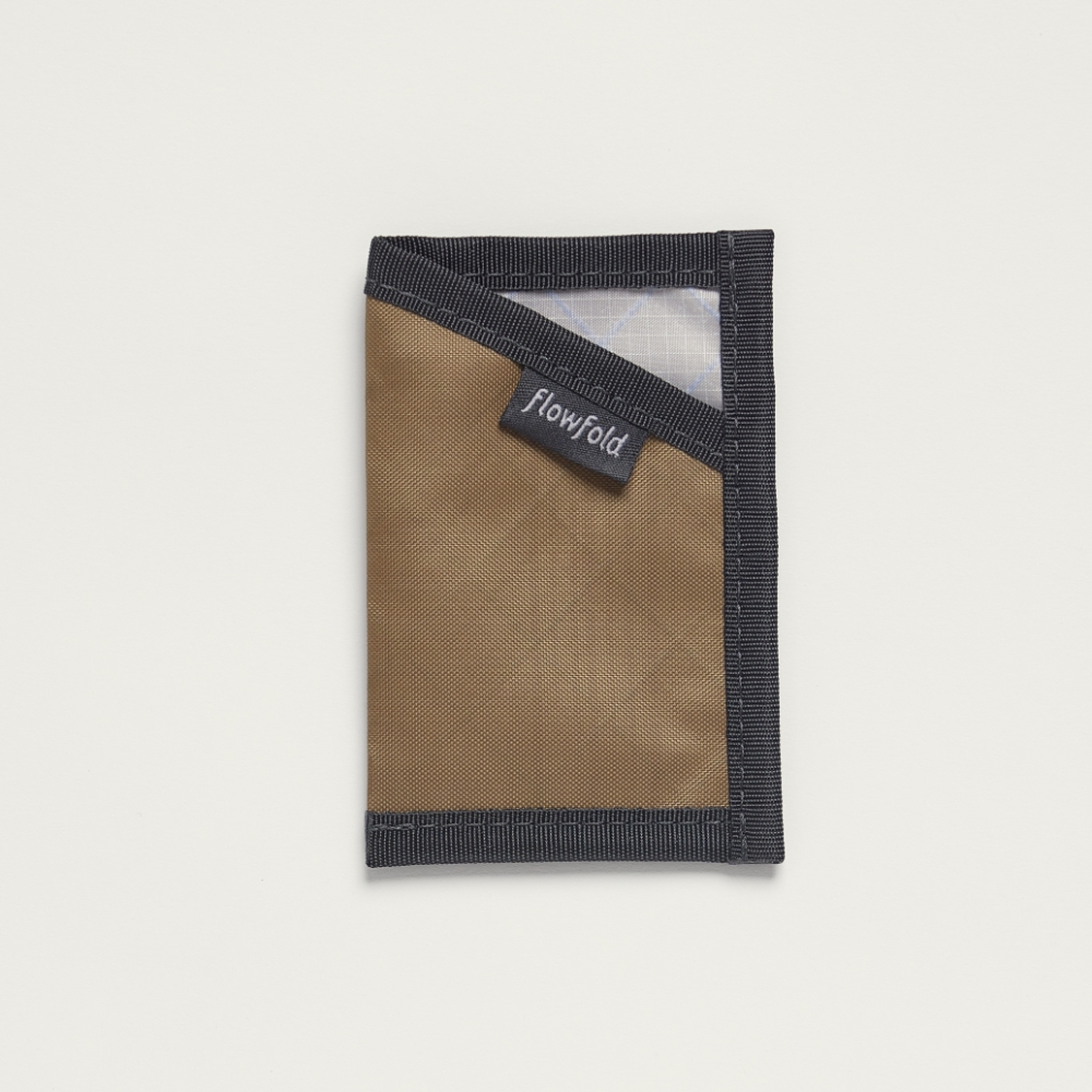 フローフォルド / FlowFold（フローフォルド） | Minimalist - Card Holder Wallet / fftj037-JP CYOTE BROWN ［25FW］