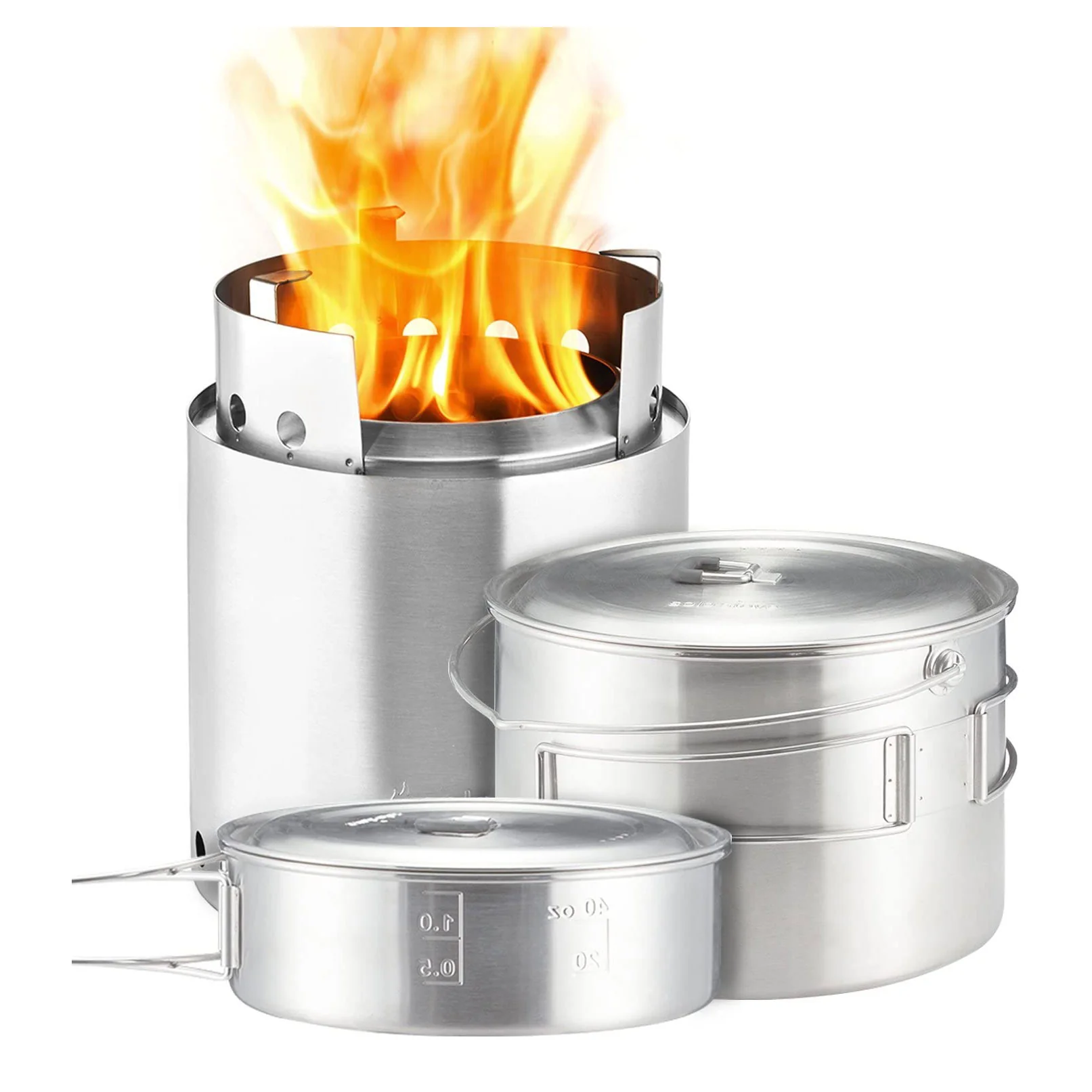 ソロストーブ / solo stove（ソロストーブ） | ソロストーブ キャンプファイヤー＋2ポットセット 【コンボ】 / SOLO STOVE CAMPFIRE ＋ 2 POT SET SSCF－P3