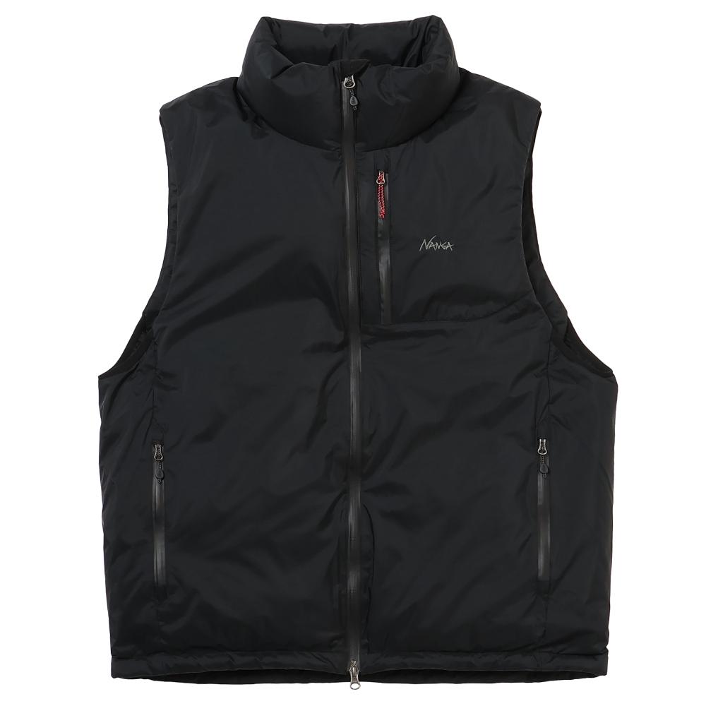 ナンガ / NANGA（ナンガ） | オーロラテックススタンドカラーダウンベスト / AURORA TEX STAND COLLAR DOWN VEST ND2441-1N010-A BLK 
