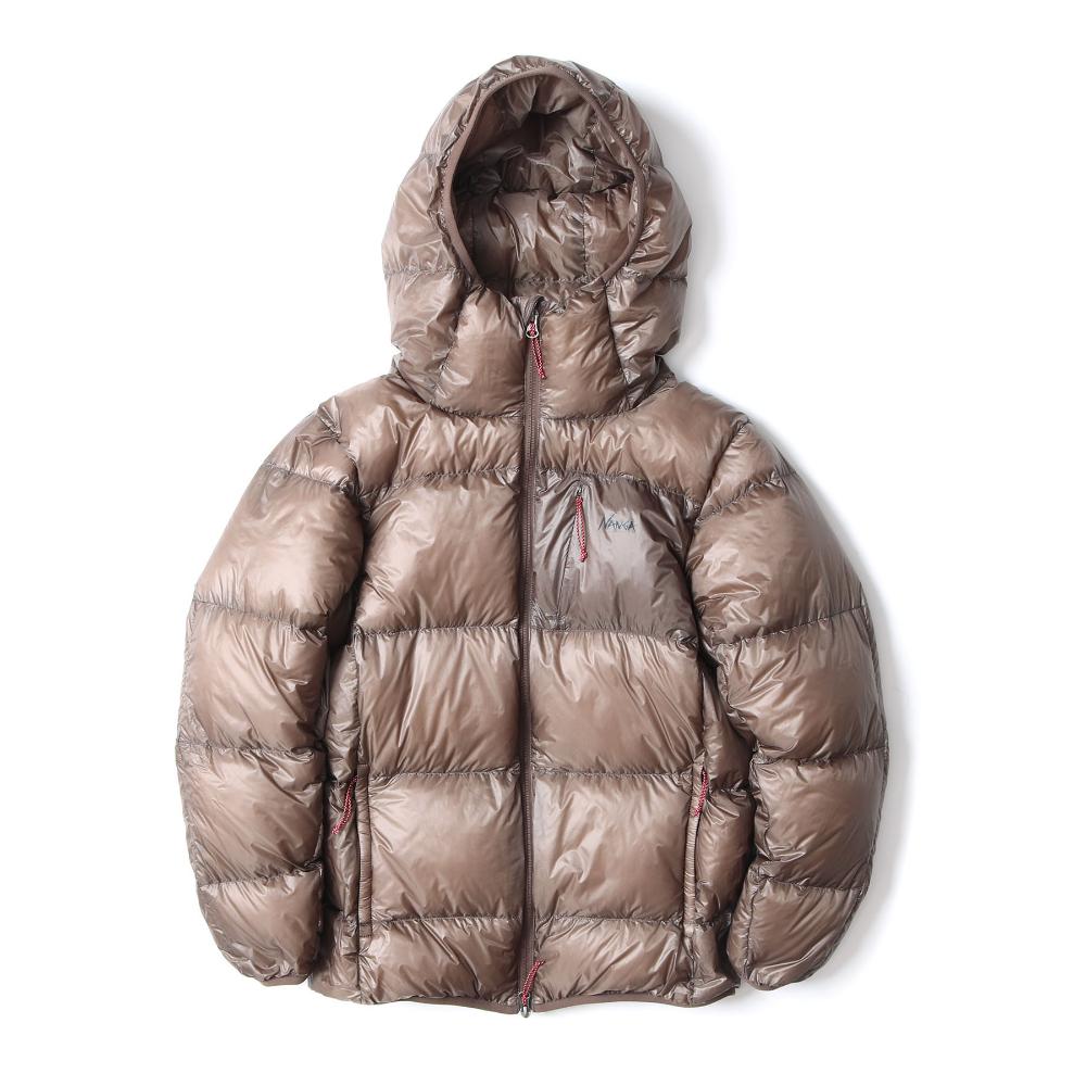 マウンテンロッジダウンフーディージャケット / MOUNTAIN LODGE DOWN HOODIE JACKET NW2441-1A802-A MOCHA|ナンガ / NANGA