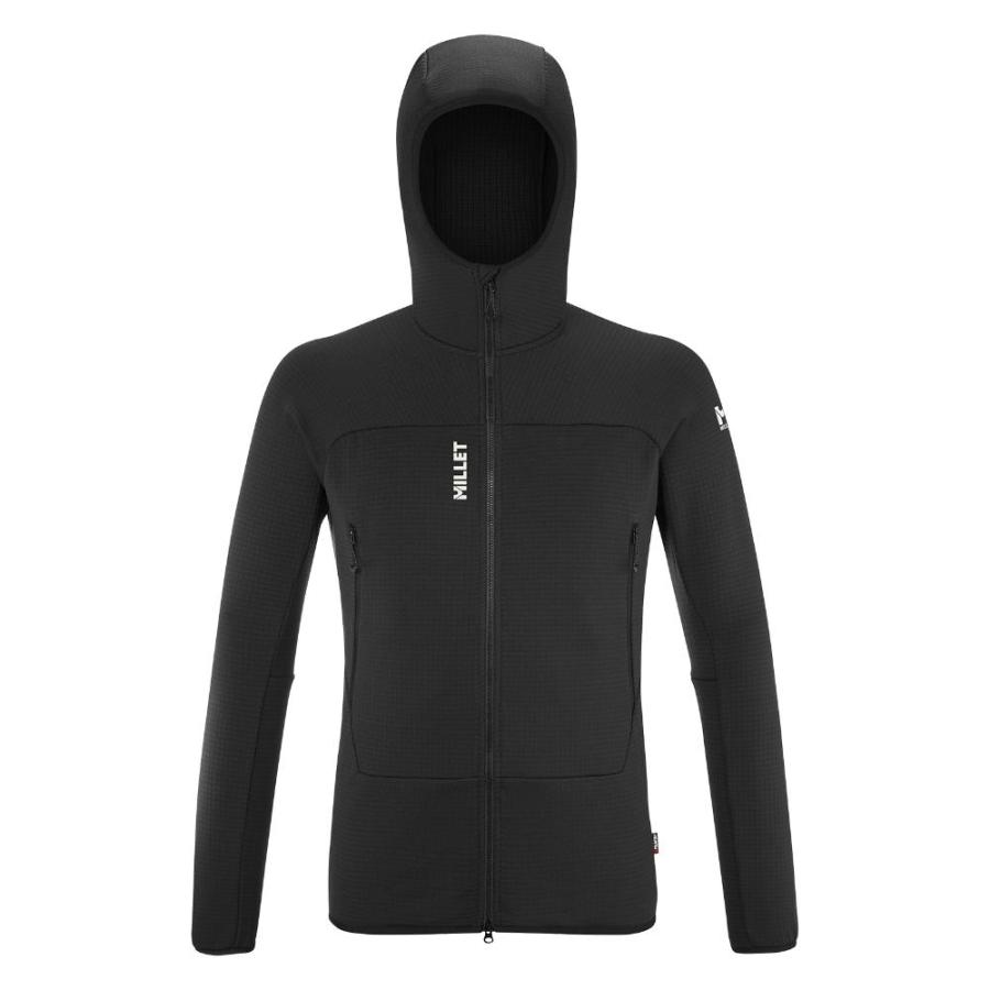 ミレー / MILLET（ミレー） | フュージョングリッド フーディ［メンズ］ /  FUSION GRID HOODIE M MIV9024 N0247 BLACK-NOIR